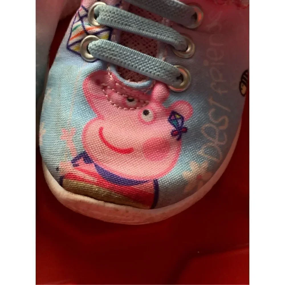 W Lamb Peppa Pig Best Friends Girls Jogger Trainers Pink